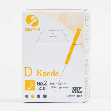 ◆ｾｲﾘﾝ鍼D-Kaede(D-ｶｴﾃﾞ) 100本入り